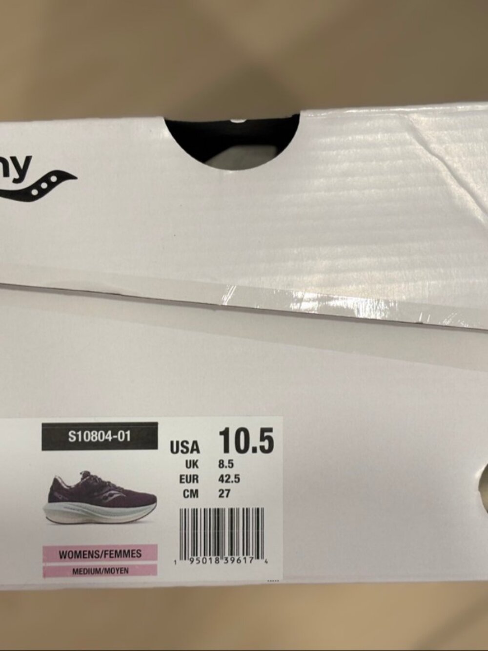 Saucony Triumph 20 Runshield Womens 10.5 Black Waterproof